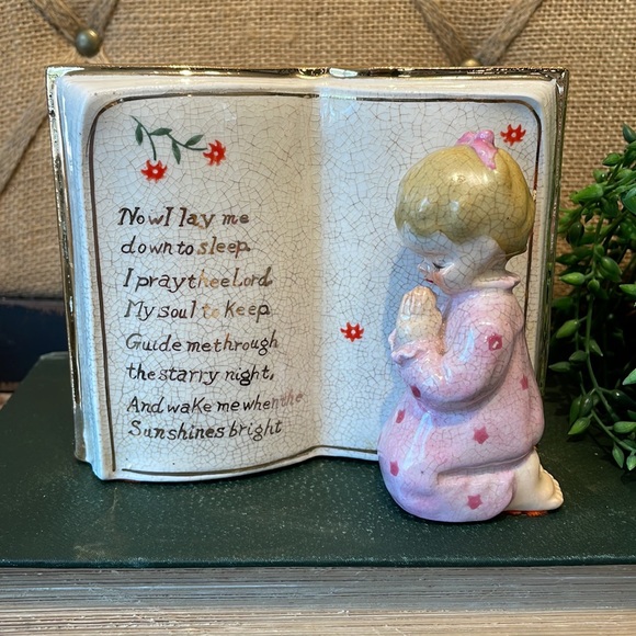 Vintage bedtime prayer vase - Picture 1 of 15